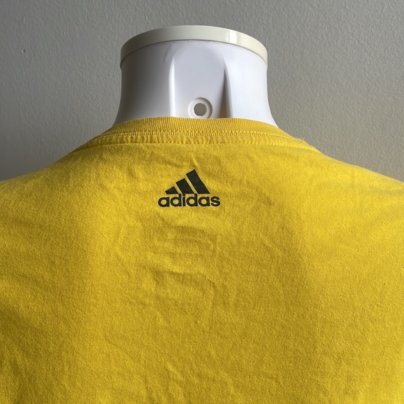 Yellow Adidas Long Sleeve T Shirt Small - Picture 4 of 5